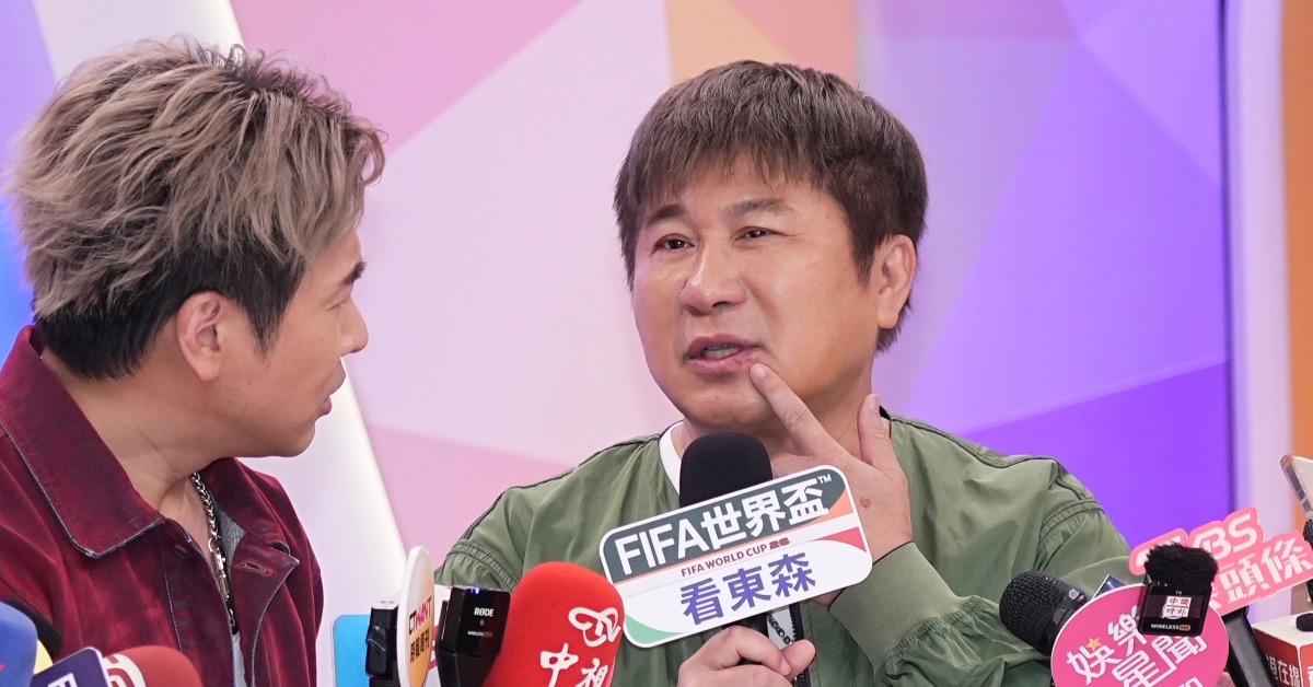 胡瓜日前錄製節目時遭噴出的熱油燙傷。（圖／記者沈芳宇攝）