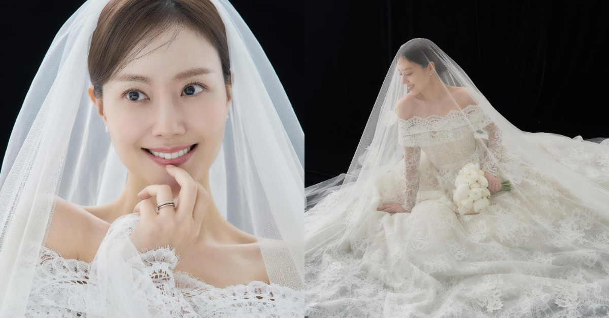 韓劇女神文彩元分享婚紗照。（圖／翻攝自文彩元 IG）