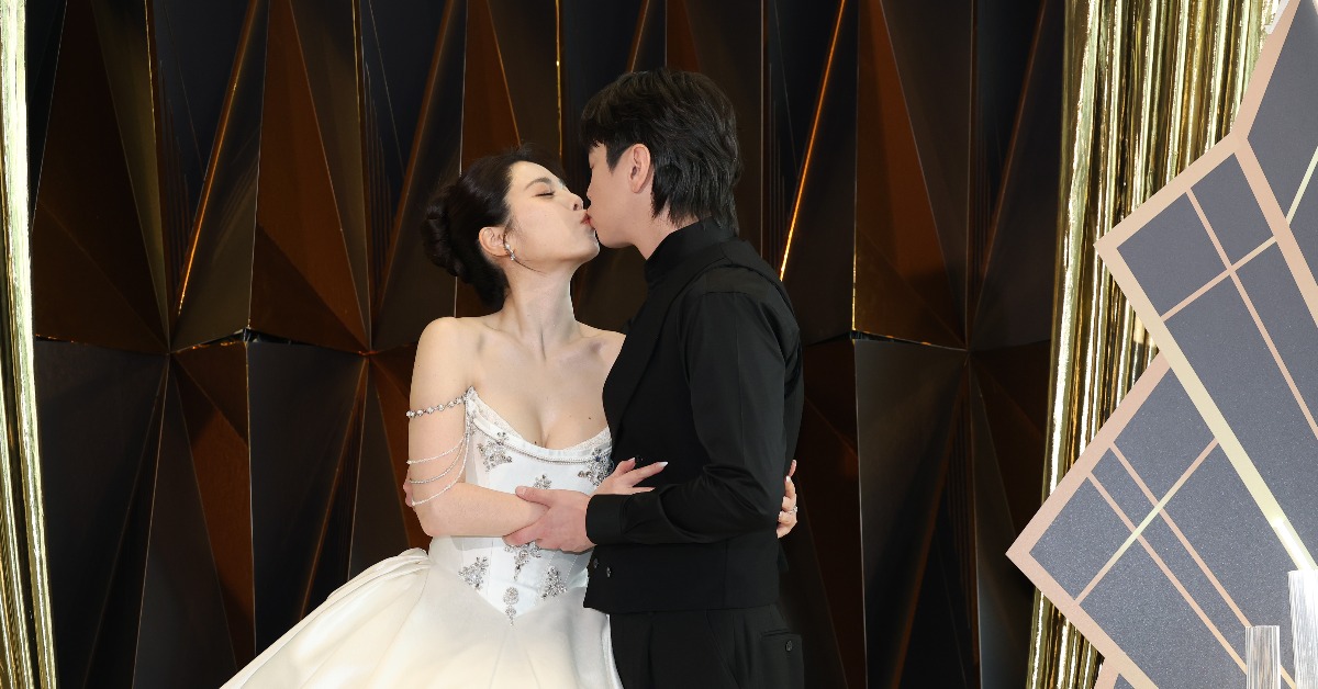 白家綺、吳東諺今補辦婚宴。（圖／東森娛樂）