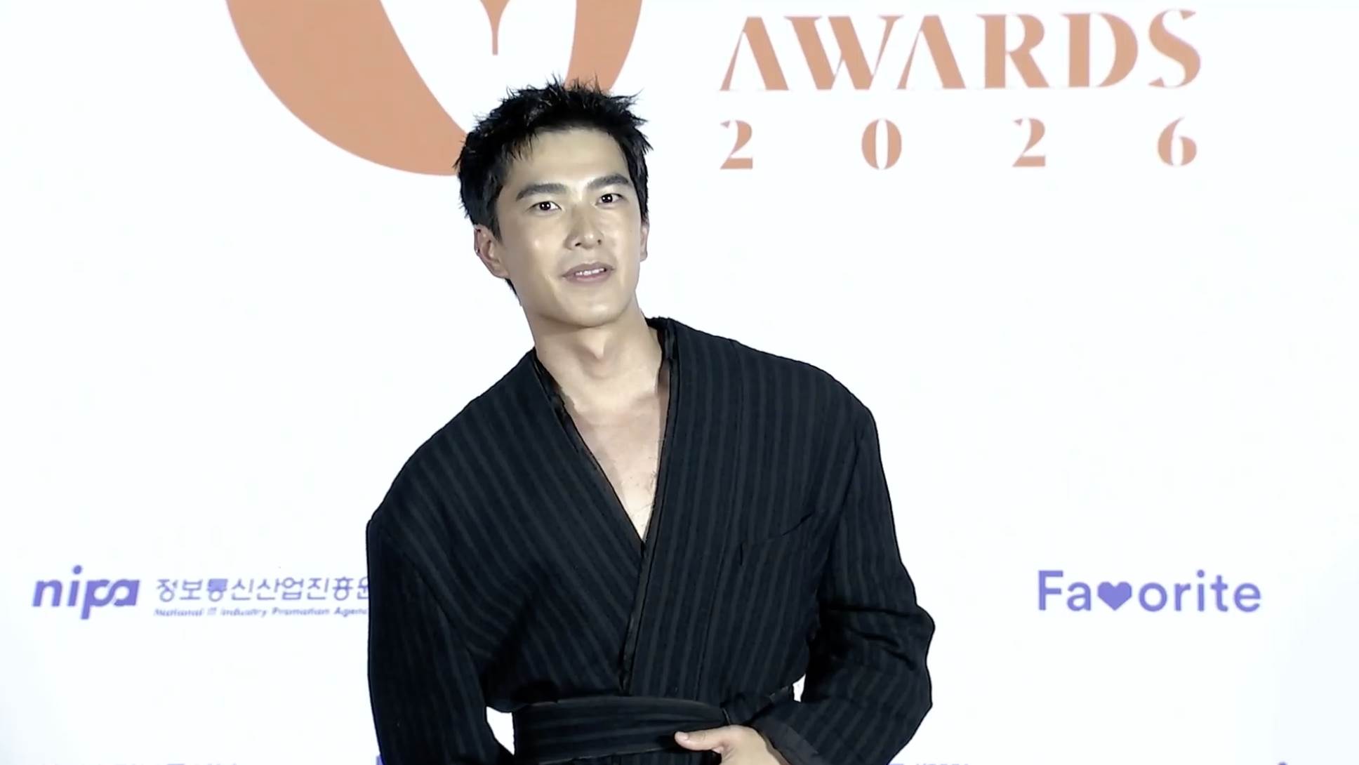 2026年全球OTT大獎台灣藝人曾敬驊此次憑藉《如果我未曾見過太陽》入圍最佳男主角。（圖／翻攝自코리아국제스트리밍페스티벌 KISF YouTube）