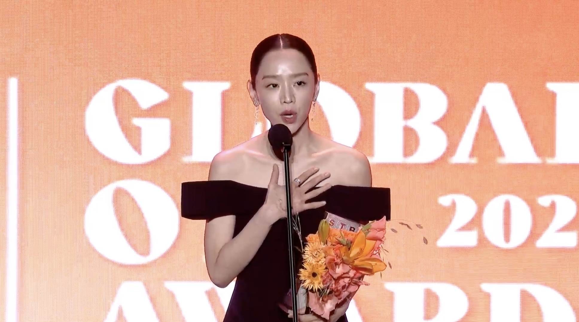 2026年全球OTT大獎最佳女主角則由<a href='https://star.ebc.net.tw/search/tags/申惠善/' target='_blank'>申惠善</a>以《莎拉的真偽人生》拿下。（圖／翻攝自코리아국제스트리밍페스티벌 KISF YouTube）
