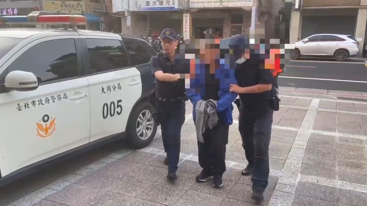 許男遭移送。（圖／翻攝畫面）