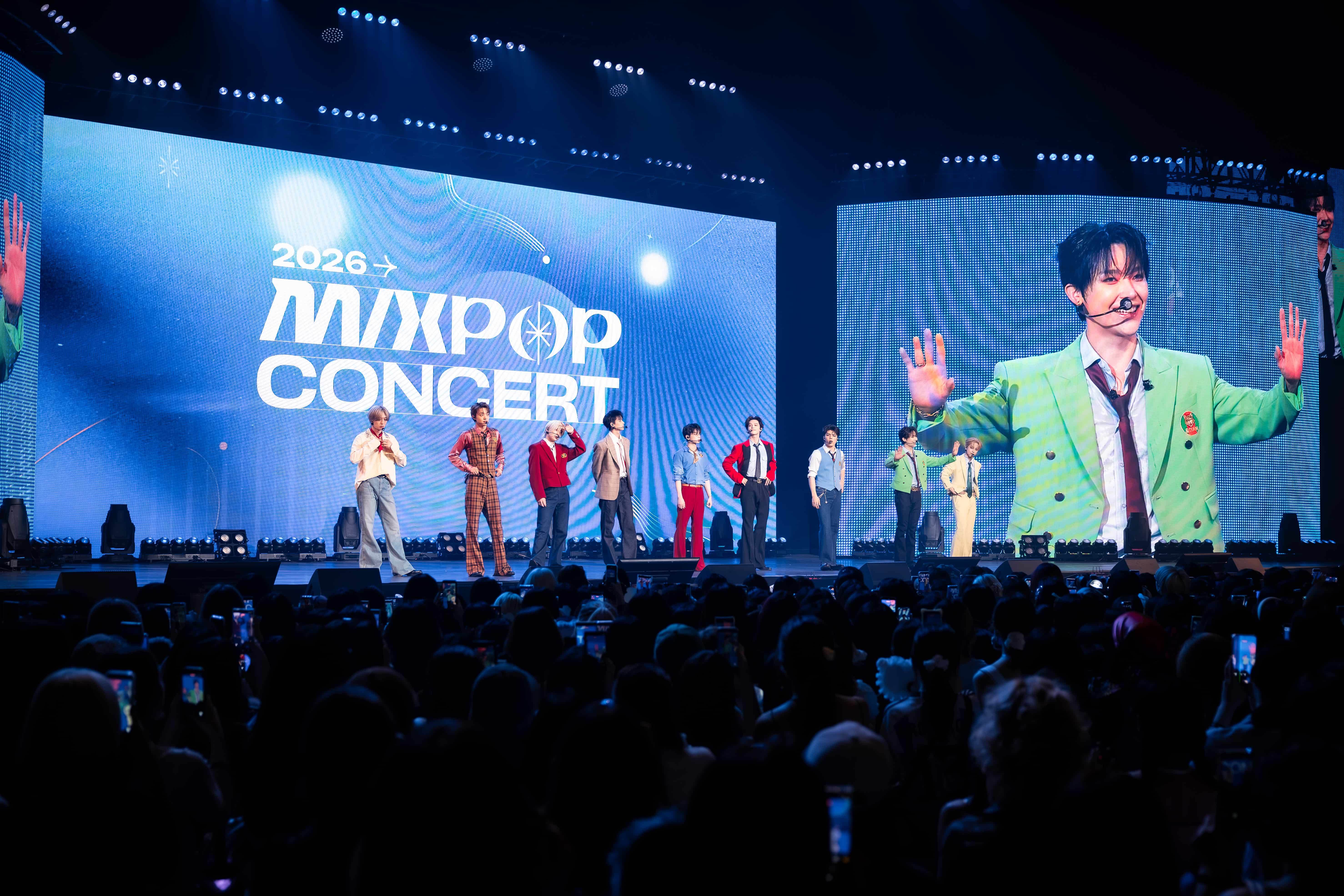 男團&TEAM成員NICHOLAS（王奕翔）感謝《MIXPOP CONCERT》讓他回家鄉見粉絲。（圖／網銀國際影視提供）