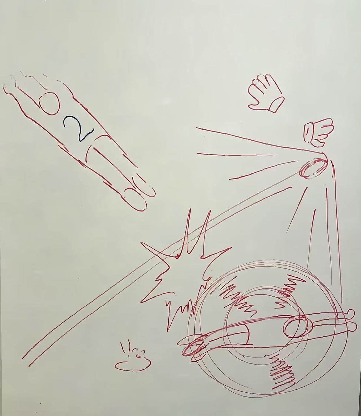 周星馳手繪圖。（圖／創藝電影提供）