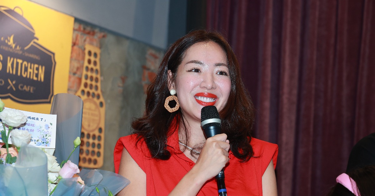 劉伊心首露面談徵特助風波。（圖／記者沈芳宇攝）
