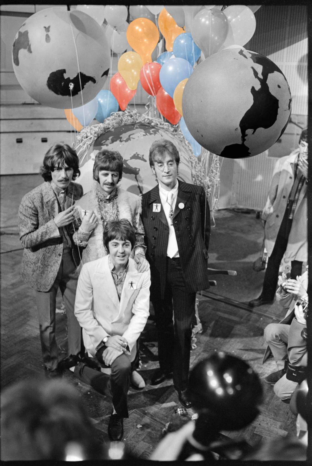 傳奇搖滾樂團披頭四合唱團（The Beatles）在1967年6月25日參與了歷史上首次的全球衛星直播節目《Our World》。（圖／環球音樂提供）