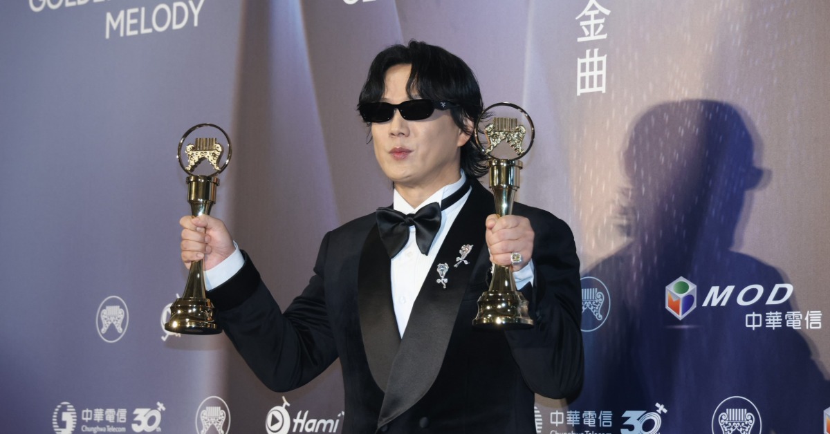 蕭煌奇5度奪金曲歌王。（圖／東森娛樂）