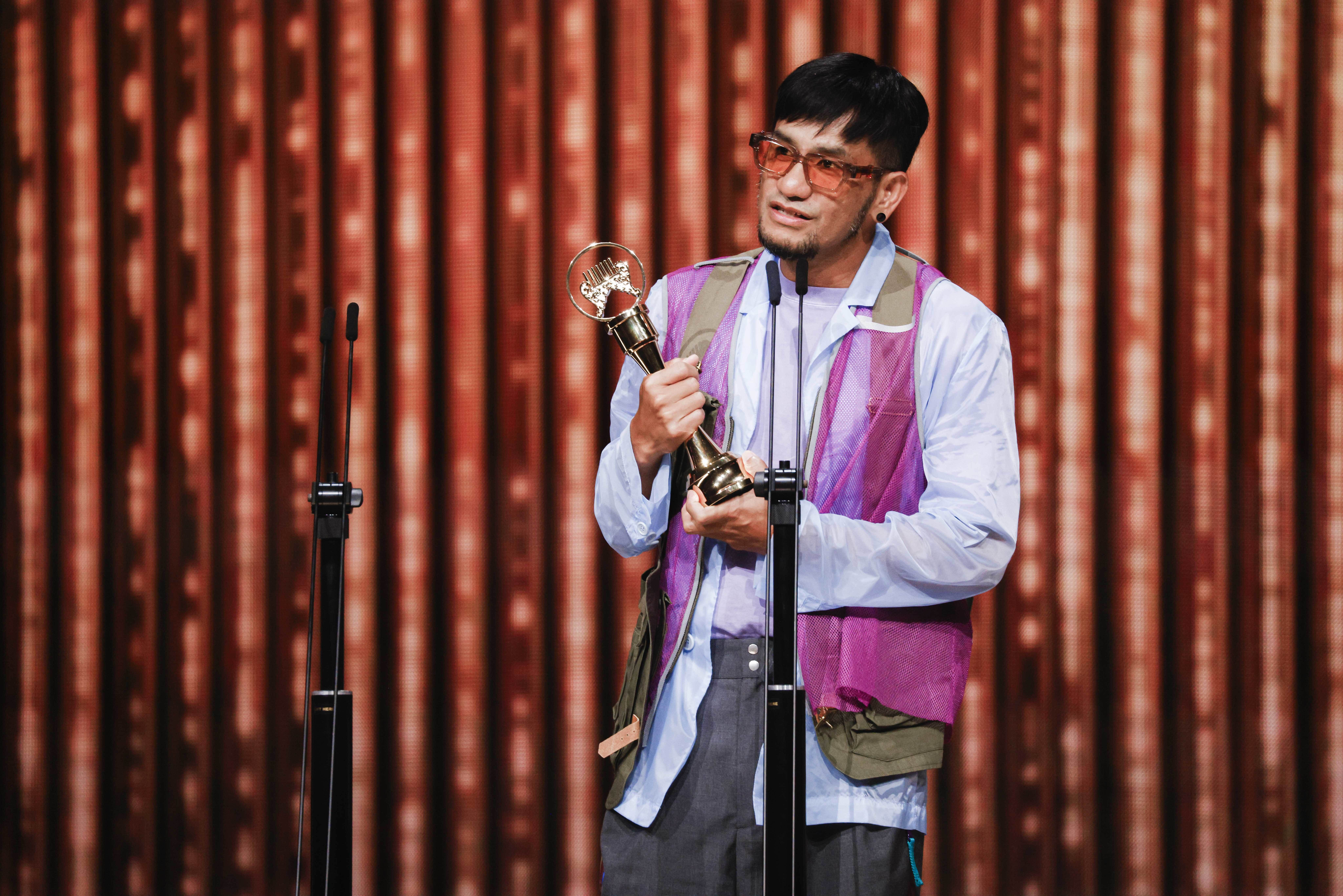 張震嶽奪第37屆金曲獎最佳華語男歌手獎。（圖／台視提供）