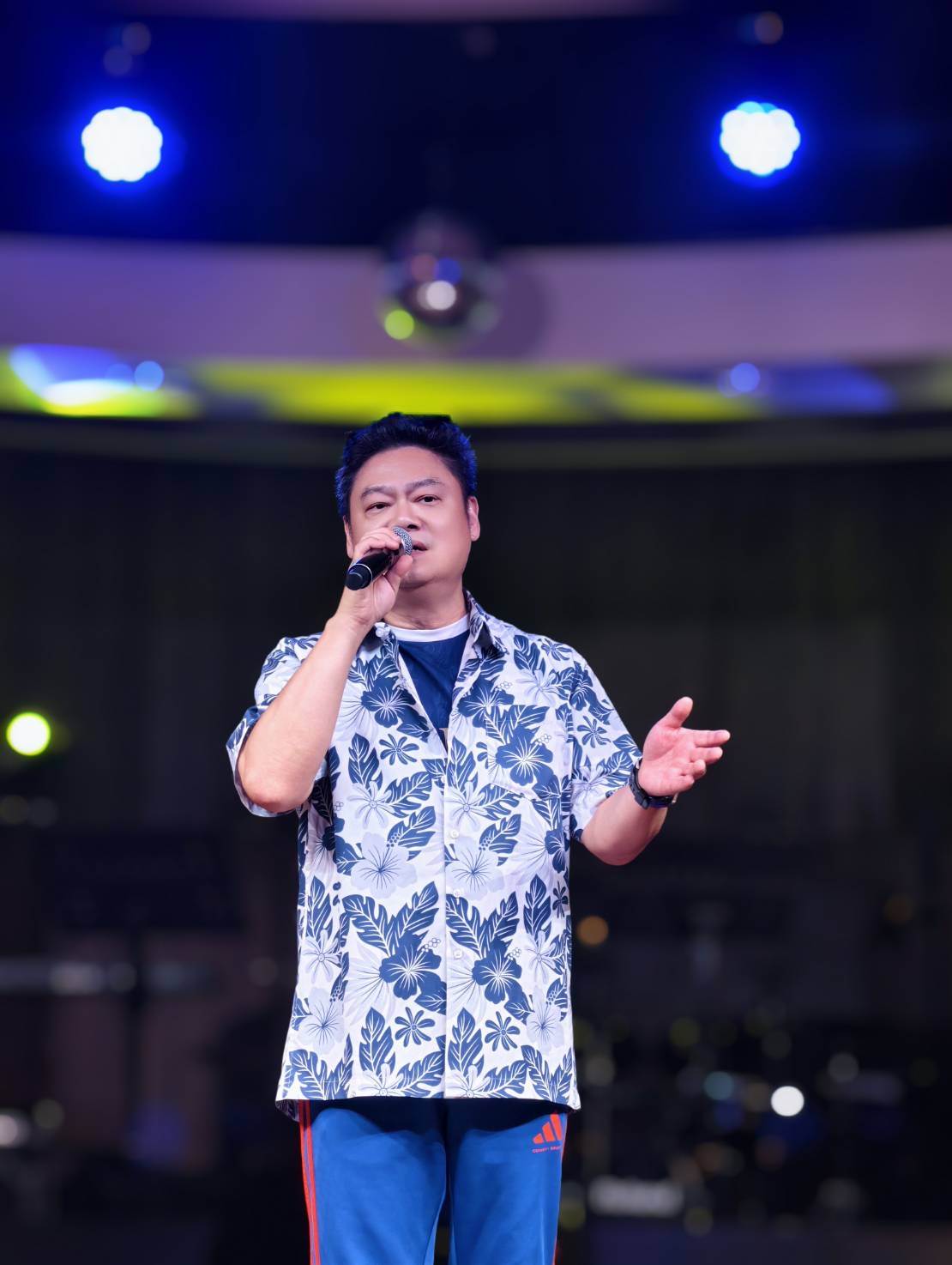 季忠平久違公開演出。（圖／麗星郵輪）