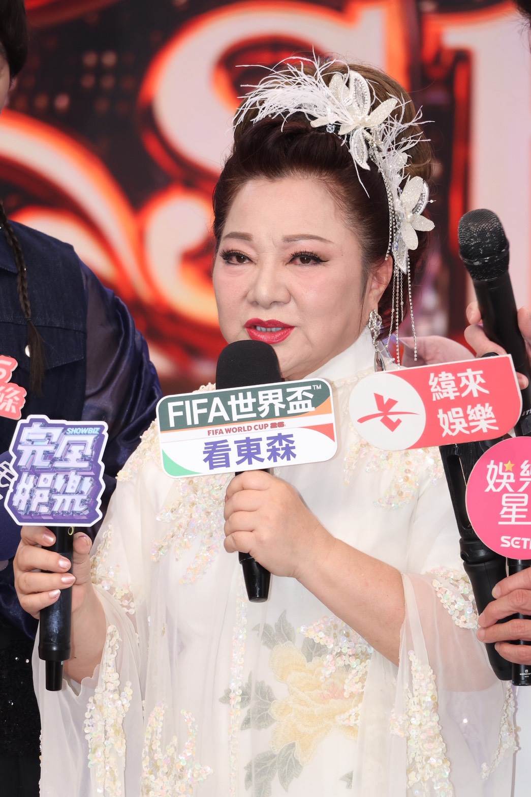 白冰冰露面吐<a href='https://ent.ebc.net.tw/search/tags/提告/' target='_blank'>提告</a>進度。（圖／東森娛樂）