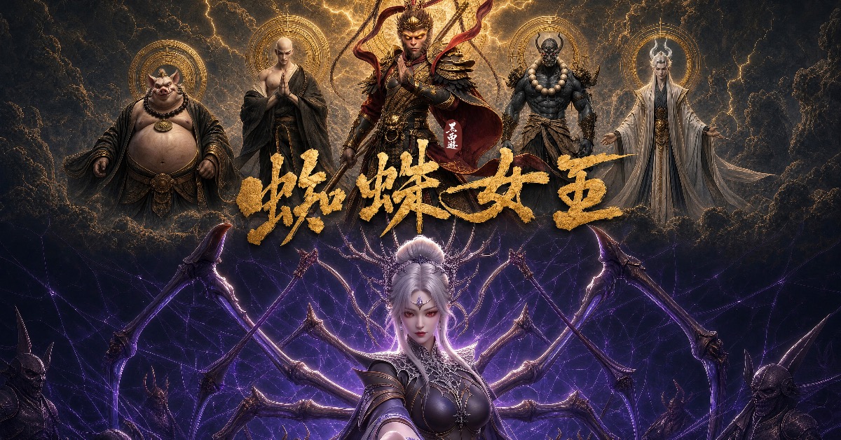 顛覆傳統的動畫《黑西遊》，是以反派觀點切入的西遊宇宙鉅作。（圖／意起娛樂）