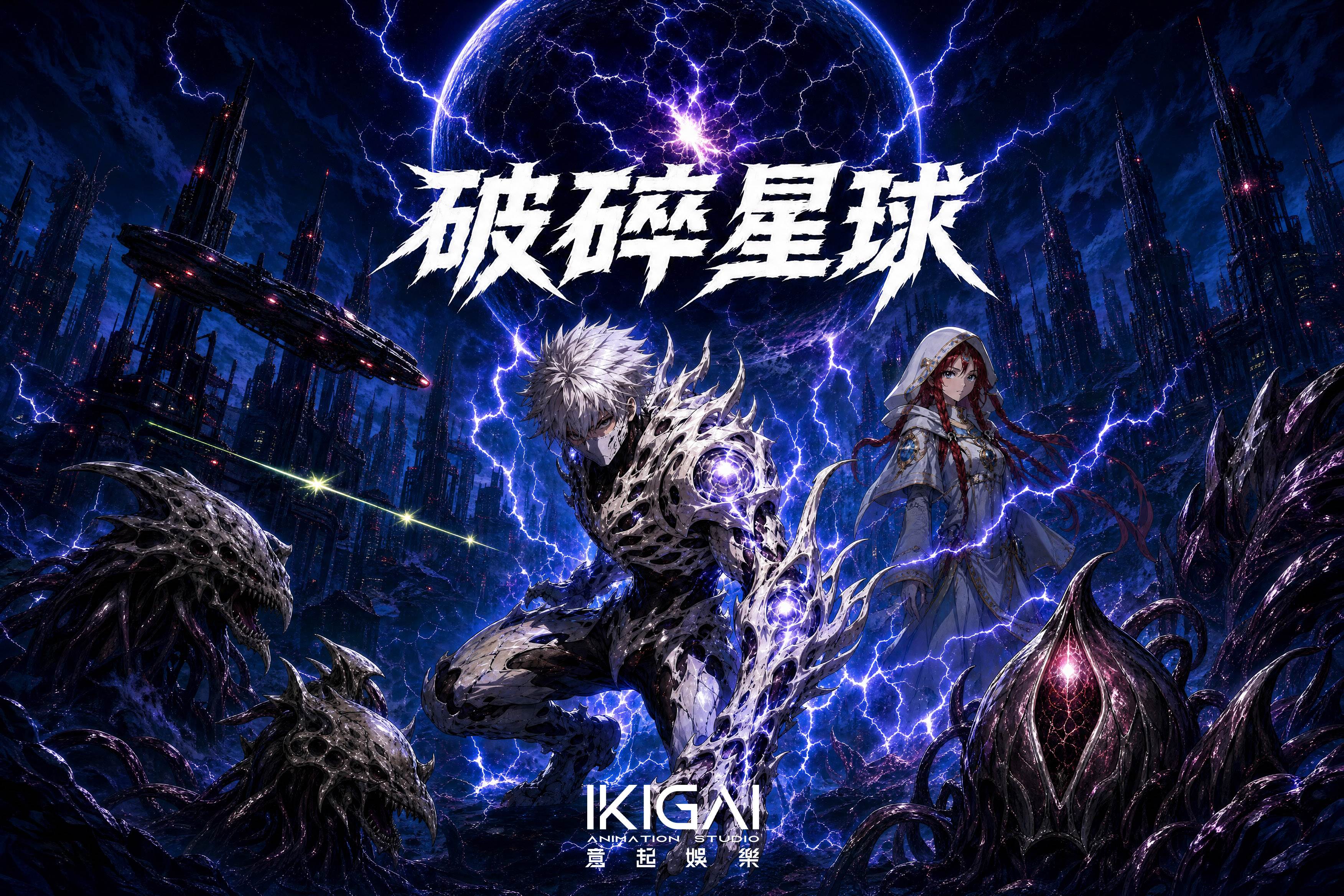 末世災難驚悚冒險鉅作《破碎星球》，以宏大世界觀震撼來襲，原創小說預計將於今年12月壓軸登場。 （圖／意起娛樂）