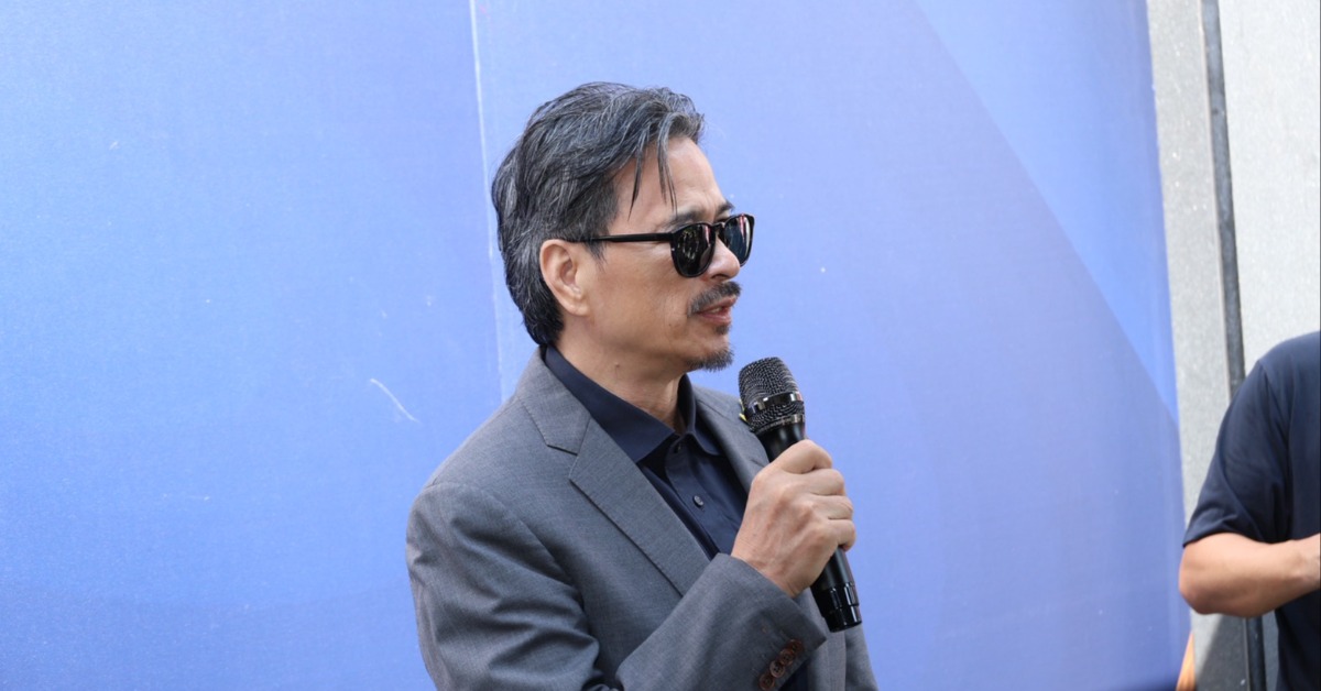 李興文現身送別好友傅子純。（圖／東森娛樂）