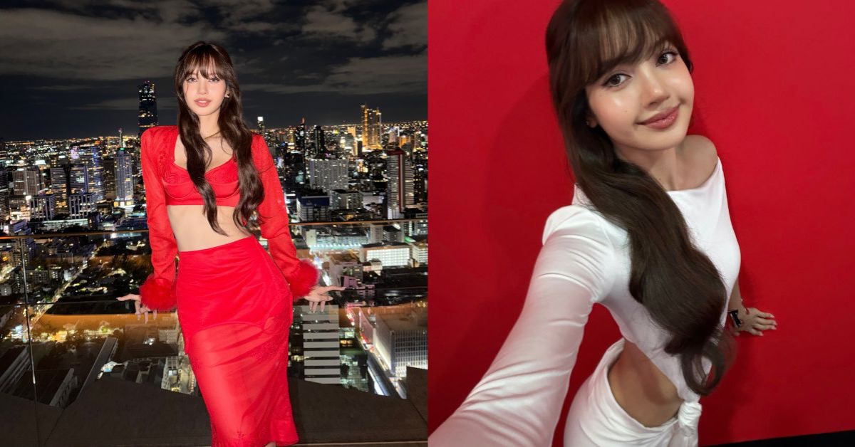 南韓女團BLACKPINK成員Lisa近日現身曼谷活動，鼻型變化引發熱議，對比照在社群瘋傳。（圖／翻攝自IG@lalalalisa_m）