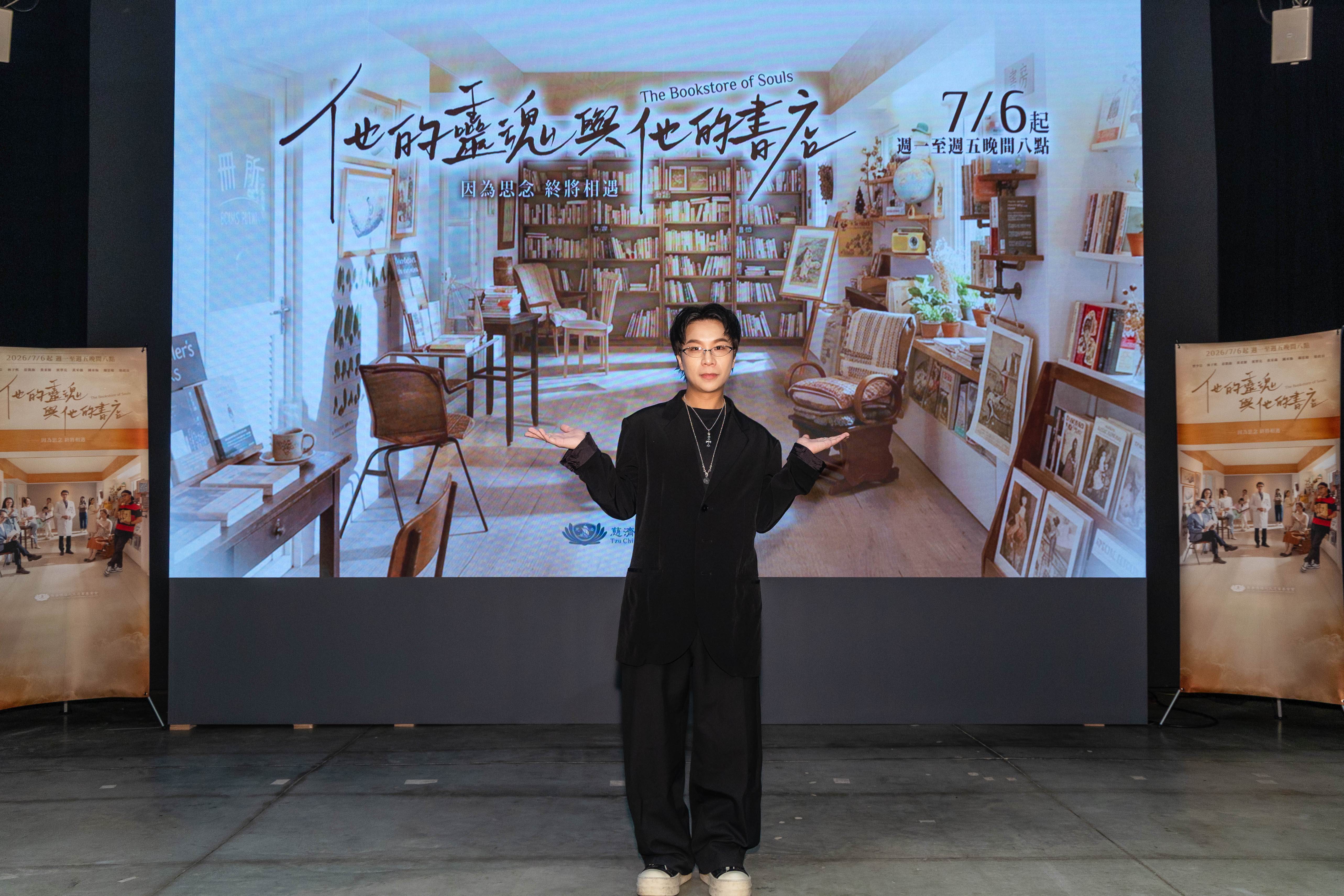 派翠克飾演急性淋巴性白血病抗癌戰士黃萬通。（圖／大愛）