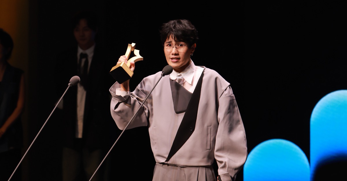 宮能安感謝評審讓他走進臺北戲劇獎。（圖／臺北戲劇獎）