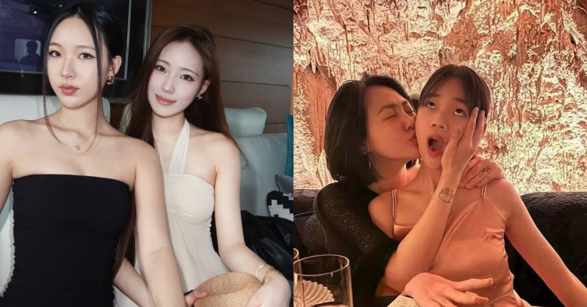 小S與3個女兒感情極佳。（圖／翻攝自Lily、小SIG）