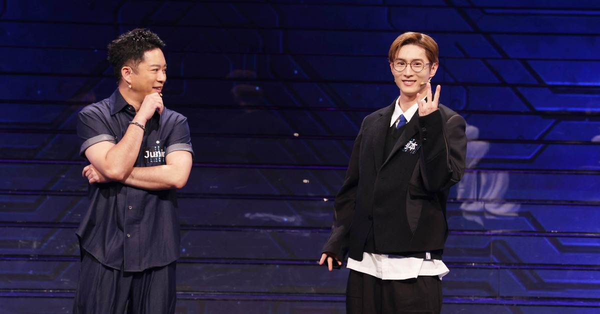 Junior、阿本同上節目，兩人戲稱自己是過氣偶像。（圖／公視提供）