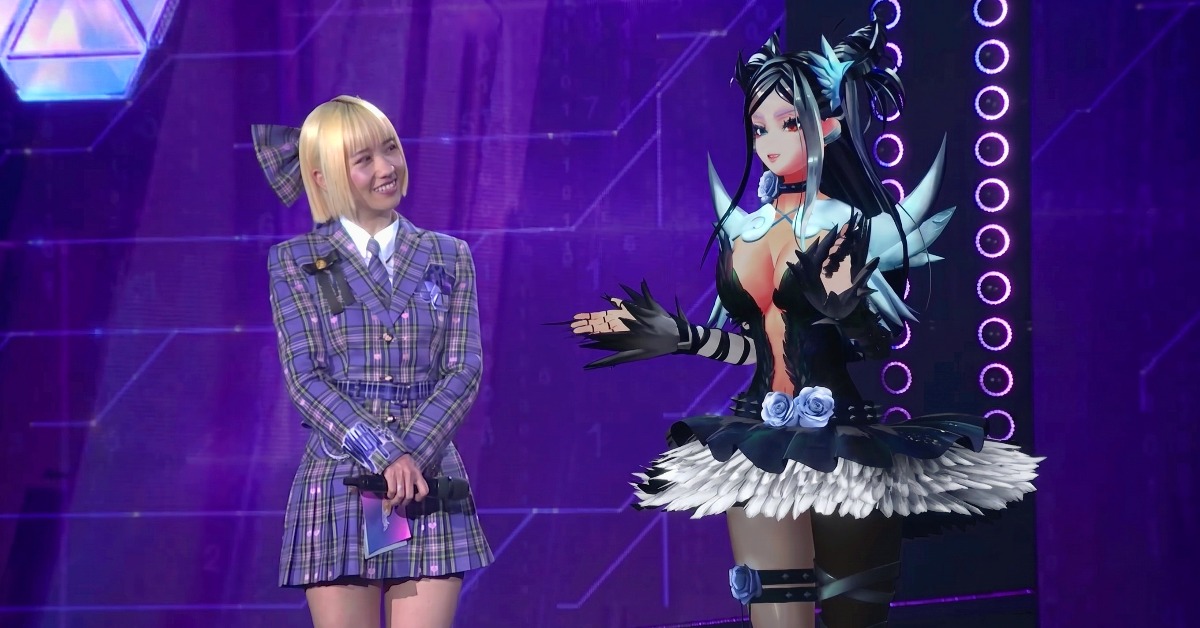 Lulu擔任虛擬偶像節目《VPOP ASIA》主持人。（ 圖／VIVE ORIGINALS提供）