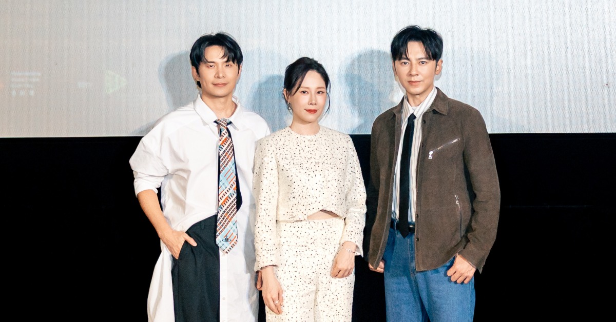 《成名在望》主演李國毅（右起）、蔡亘晏、姚淳耀出席上映記者會。（圖／瀚草影視）