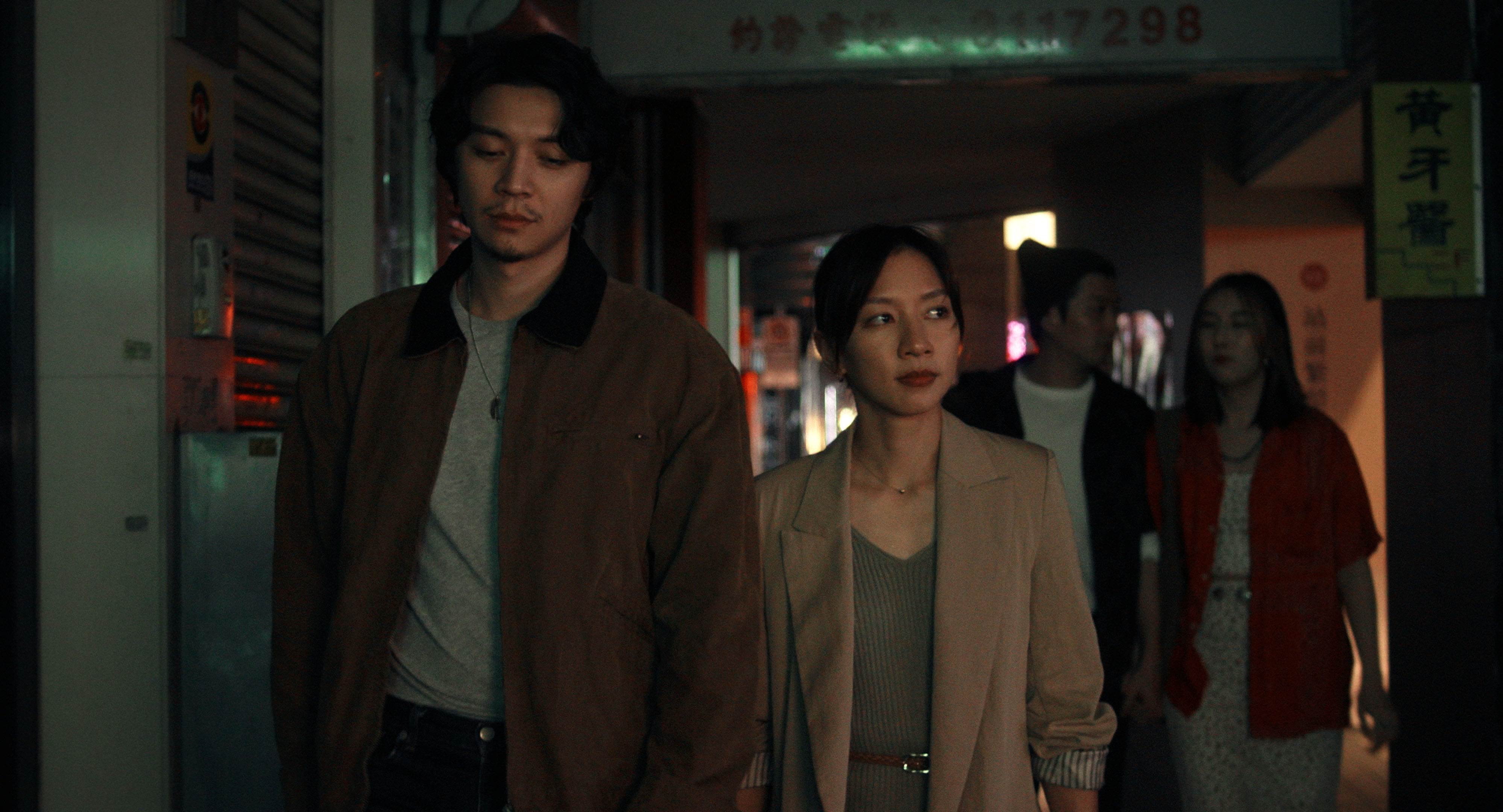 陳妤和郭子豪睽違多年重逢，再度牽動青春回憶與秘密。（圖／光年映畫）
