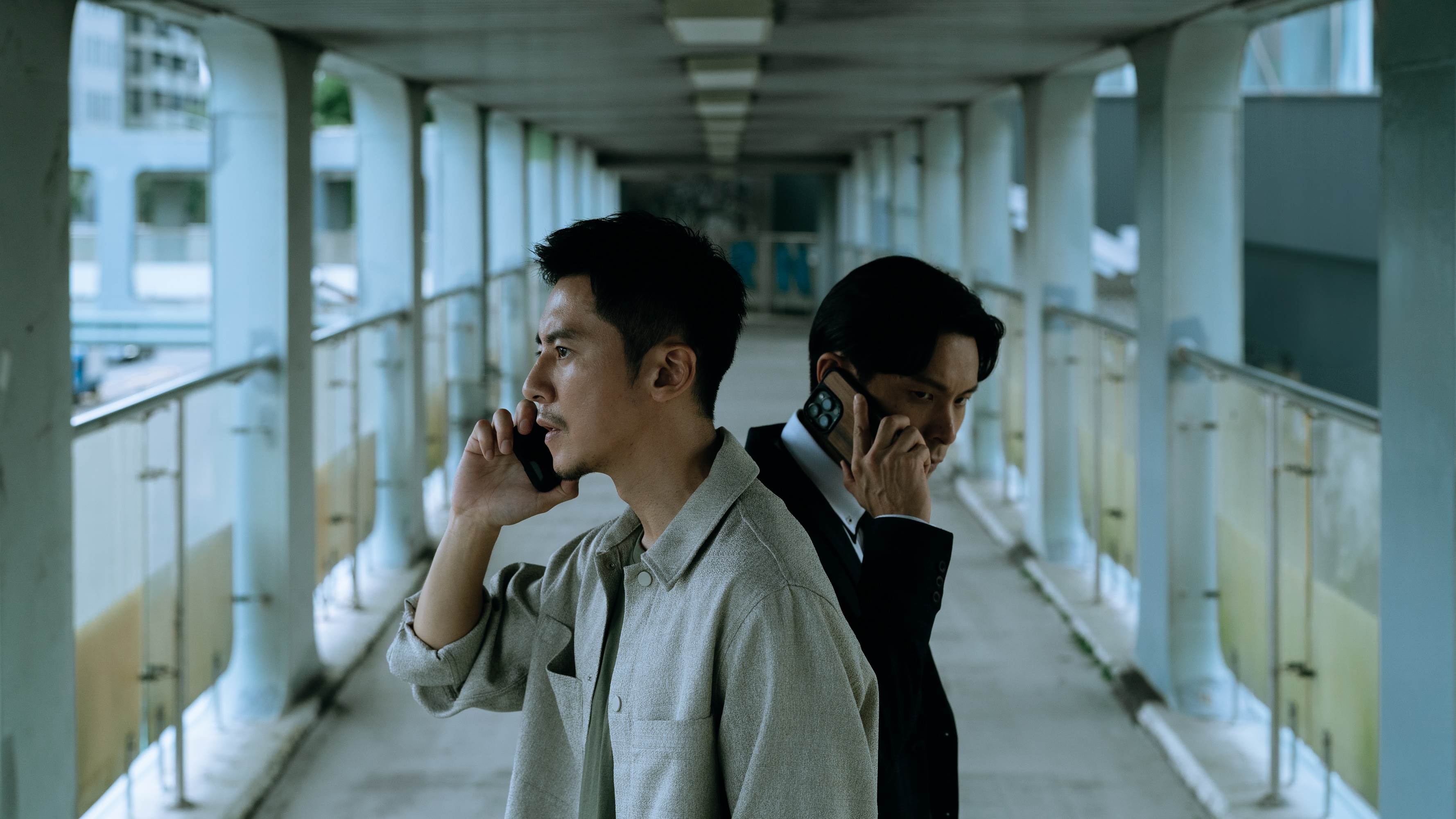 李國毅與姚淳耀在《成名在望》共同演出，兩人都相當開心。（圖／瀚草影視）