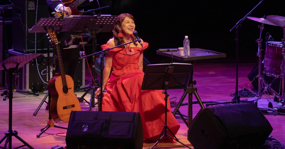 「Bossa Nova女王」小野麗莎在高雄國立中山大學逸仙館舉辦《珍愛音樂之旅》巡迴演唱會。（圖／好滿意音樂提供）