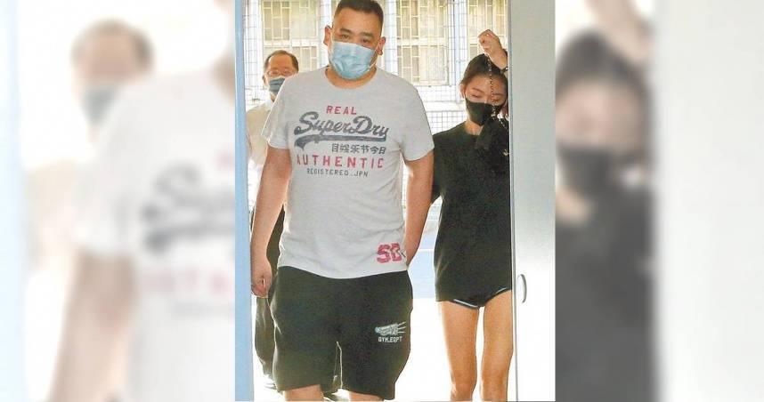 在電影《角頭》中擔任臨演的竹聯幫分子李振豪（左），涉嫌拐賣國人到柬埔寨當「豬仔」。（圖／CTWANT）