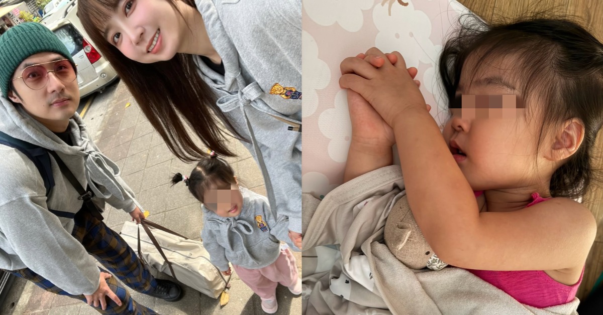 洪詩分享育兒日常。（圖／翻攝自洪詩臉書）
