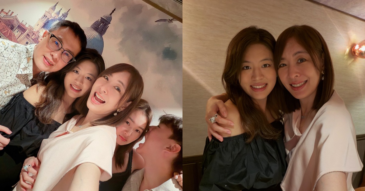 賈永婕回應大女兒安安的戀情傳聞。（圖／翻攝自賈永婕臉書）