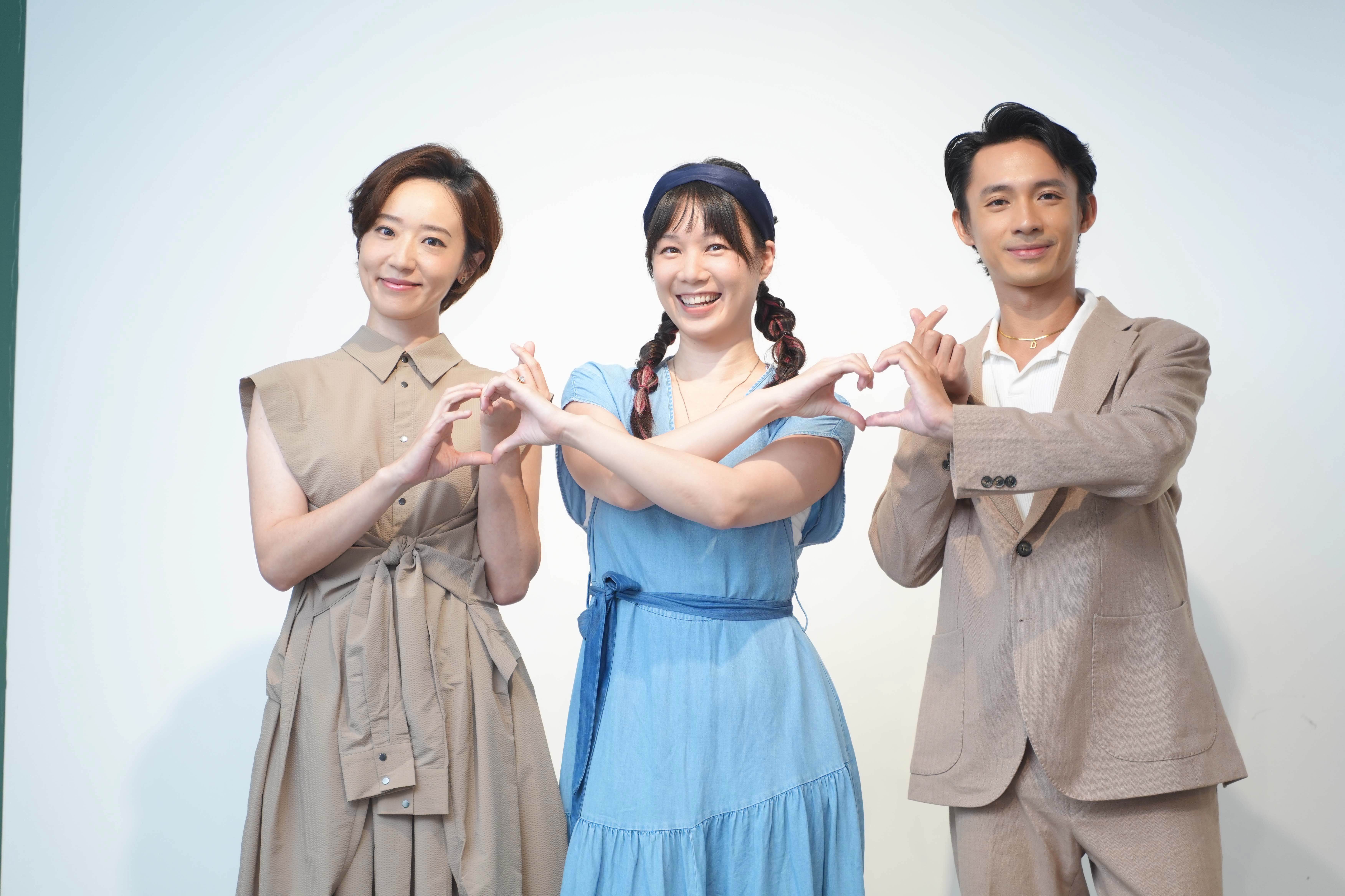 《轉角那間心藥局》林子熙（左起）、許乃涵、洪毓璟。（圖／大愛）