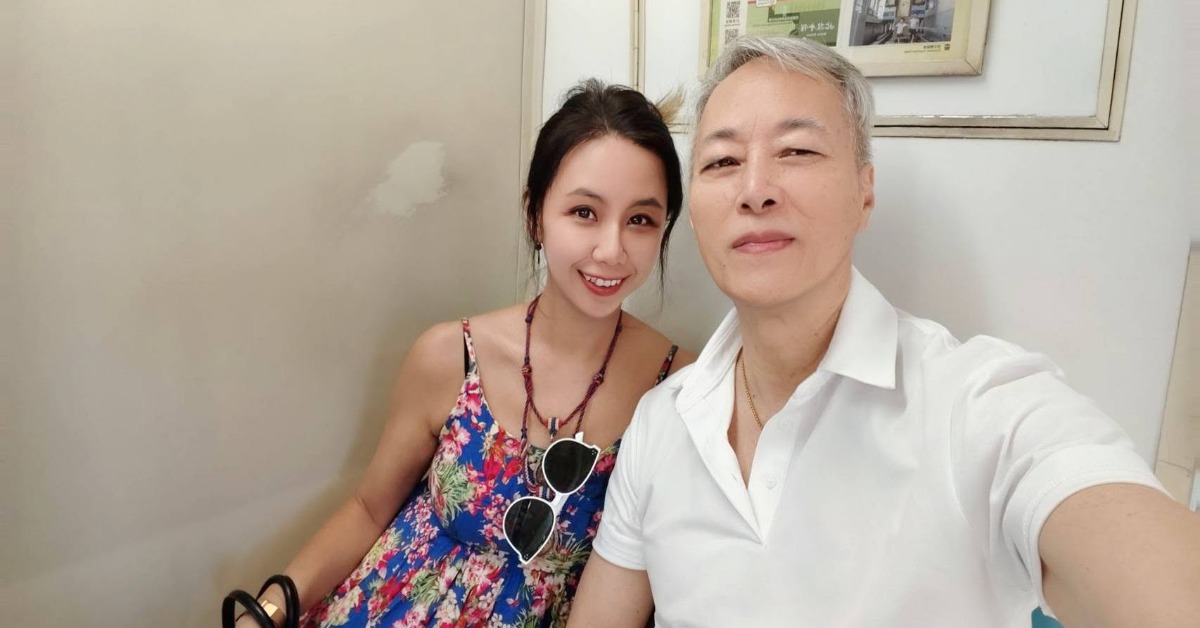 71歲資深演員姜厚任日前高調認愛小24歲女友童芯（本名陳苡孋）。（圖／翻攝自陳苡孋臉書）