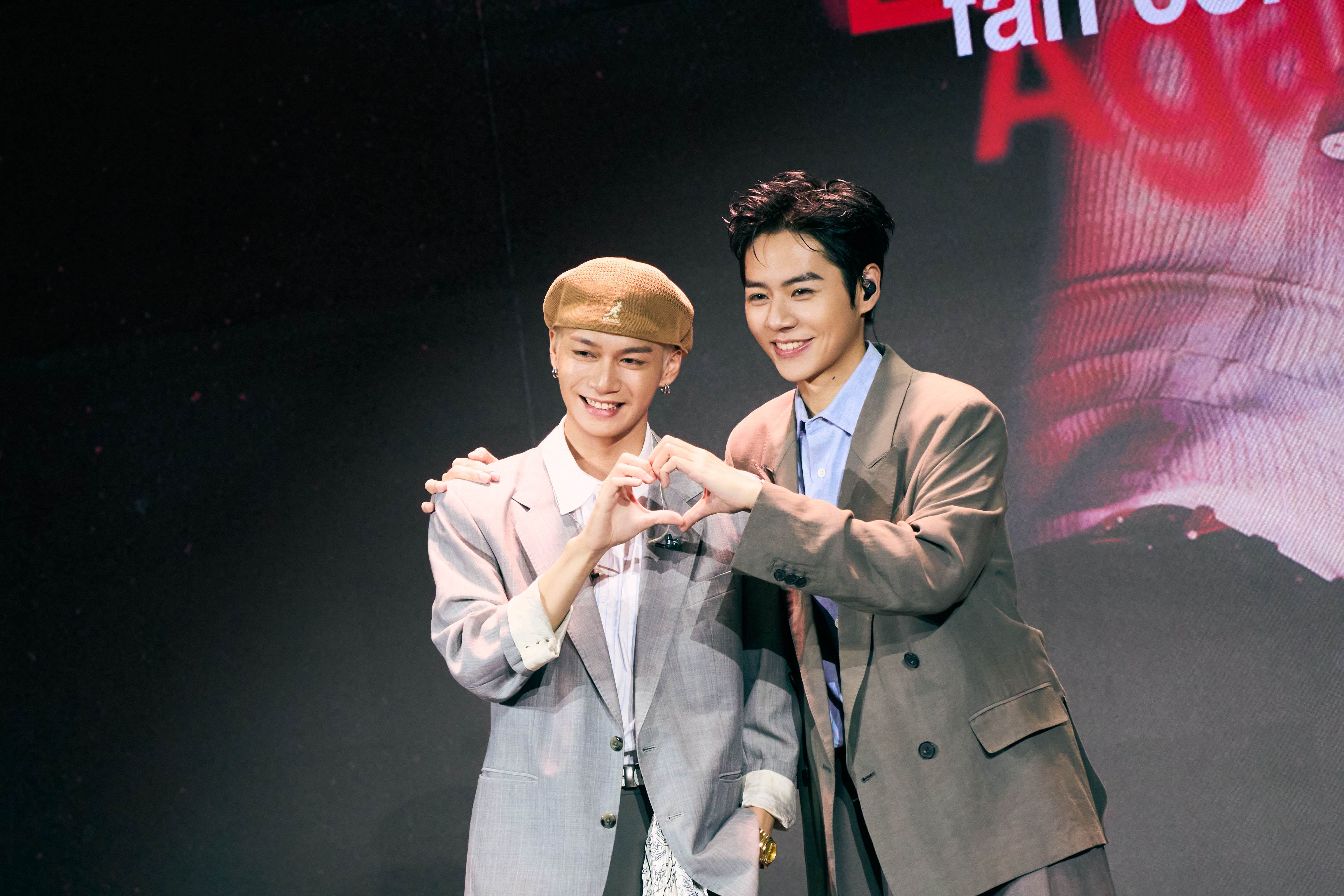 男團Ozone成員林佳辰SuMMeR舉辦首次個人「Love Me Again」FAN CONCERT，晚場嘉賓為周子翔。（圖／索尼音樂提供）