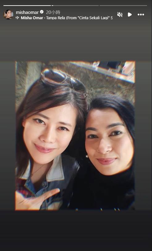 米莎奧瑪（Misha Omar）發出合照哀悼。（圖／翻攝自IG@mishaomar）