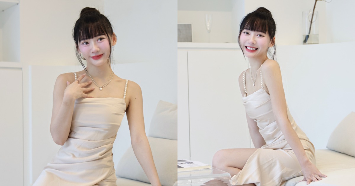 啦啦隊女孩昆娜（娜娜）曬出整形後照片，開心分享經驗。（圖／翻攝自昆娜 IG）