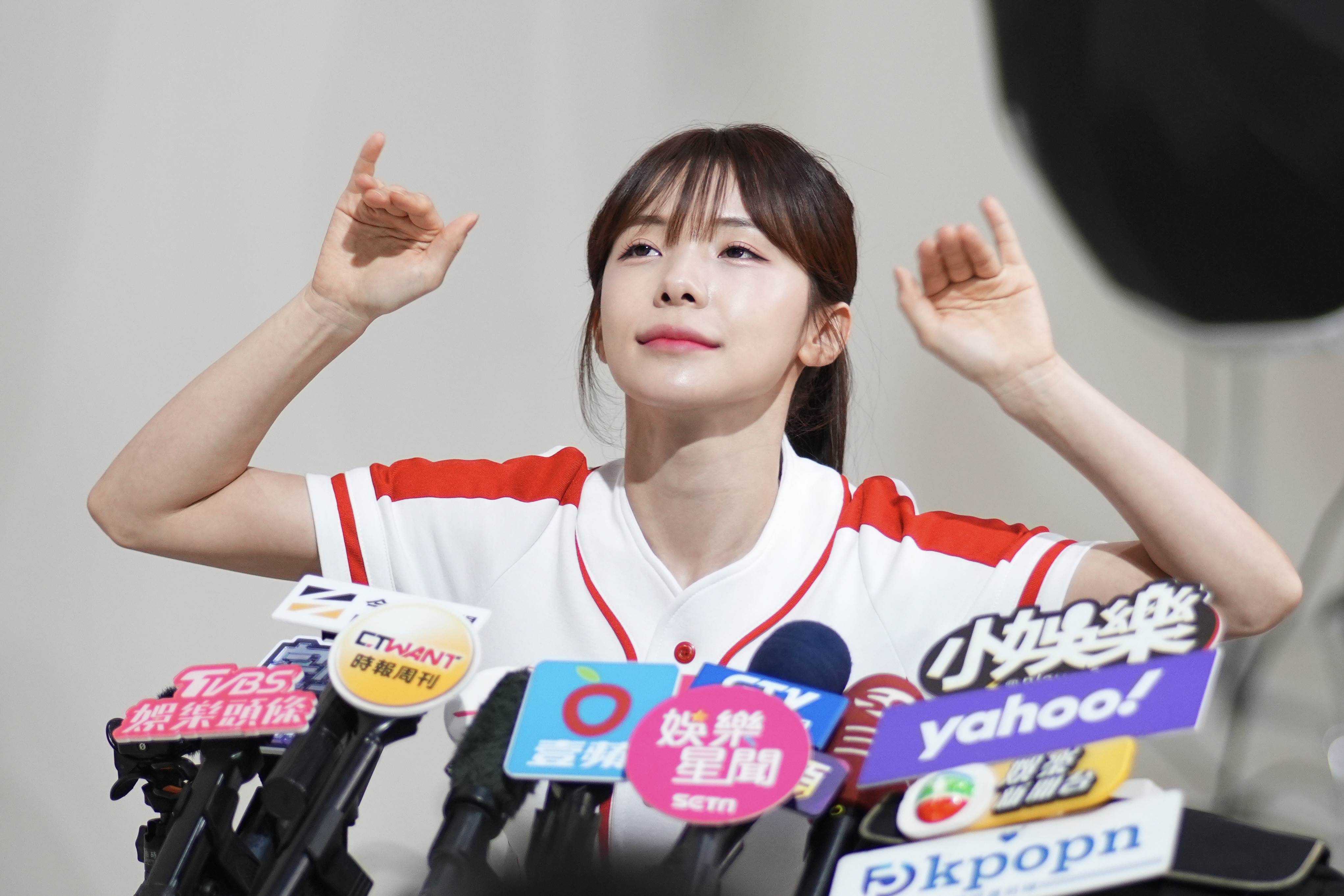 李多慧一開口就大燒聲。（圖／記者沈芳宇攝）