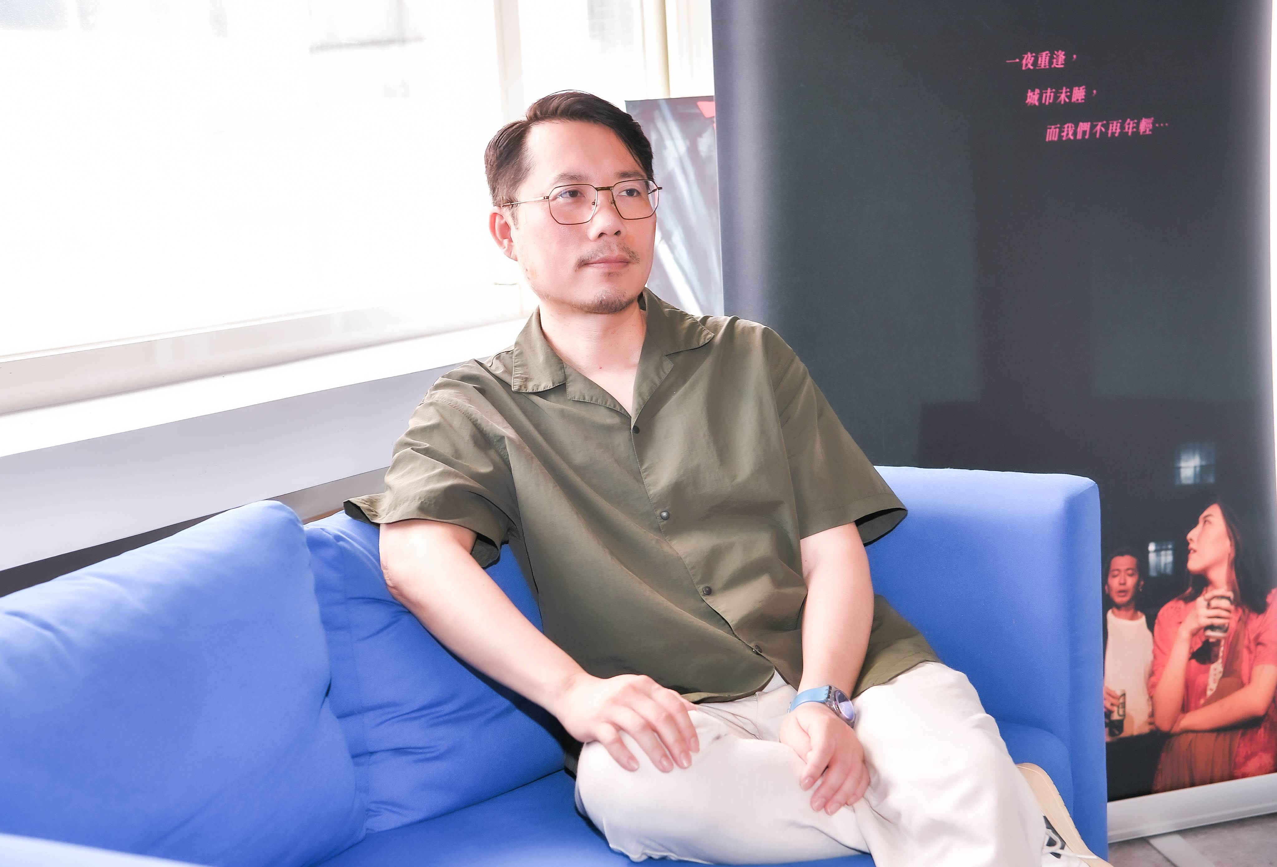 導演郭承衢感嘆年輕時設限太多，錯過一個很好的人。（圖／東森娛樂）