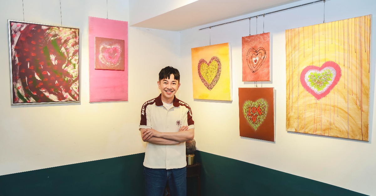 李明川跨界辦畫展。（圖／產值娛樂提供）