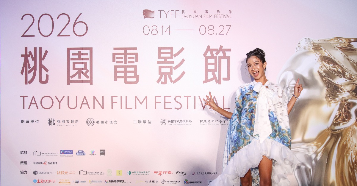 ​桃園電影節首映《太平洋母親》福田幸子自曝挺大肚與鯊魚共泳。（圖／桃園電影節）