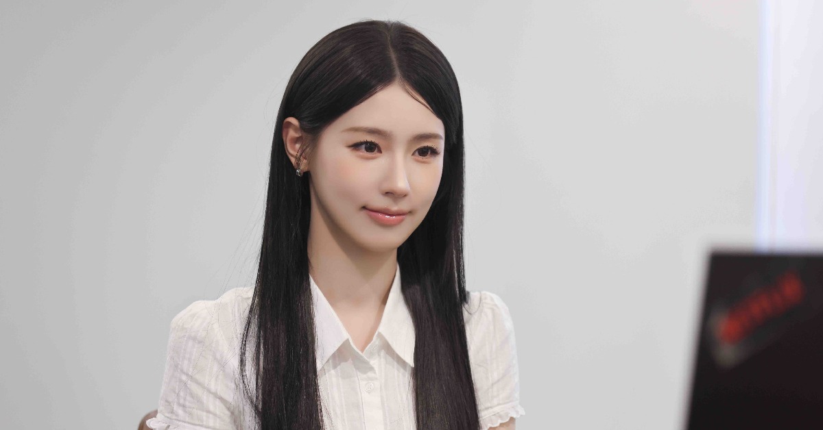 南韓女團i-dle成員薇娟出席連線訪問。（圖／CUBE Entertainment提供）