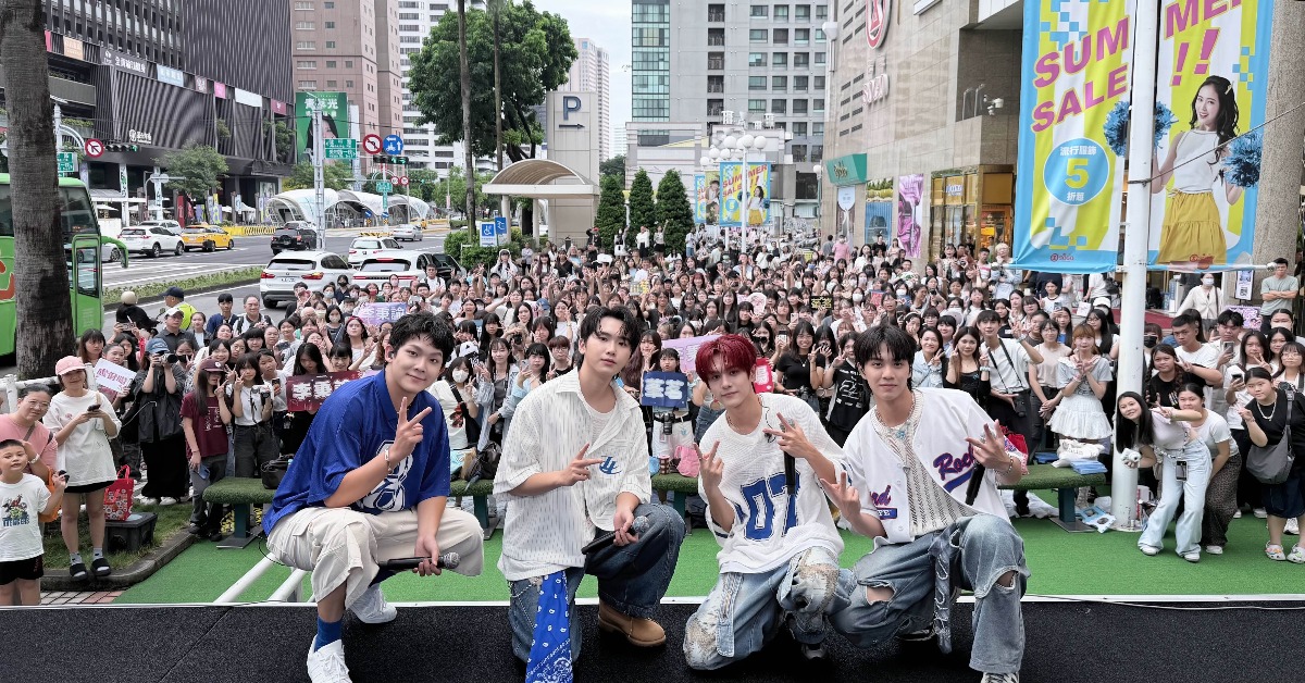 AcQUA源少年（由左至右：林毓家、黃莑茗、盧佾暘、李秉諭）。（圖／種子音樂提供）