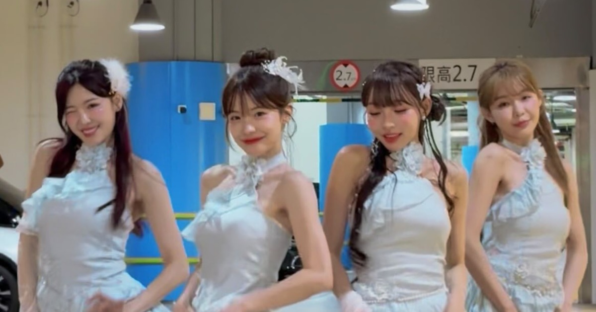 菲菲、李多慧、林襄與Yuri四位啦啦隊女神合體拍片。（圖／翻攝自李多慧 IG）