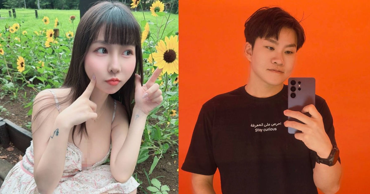 女優Tiny澄清與網紅Joeman僅為老友。（圖／翻攝自@tiny_219__、@joemanweng IG）