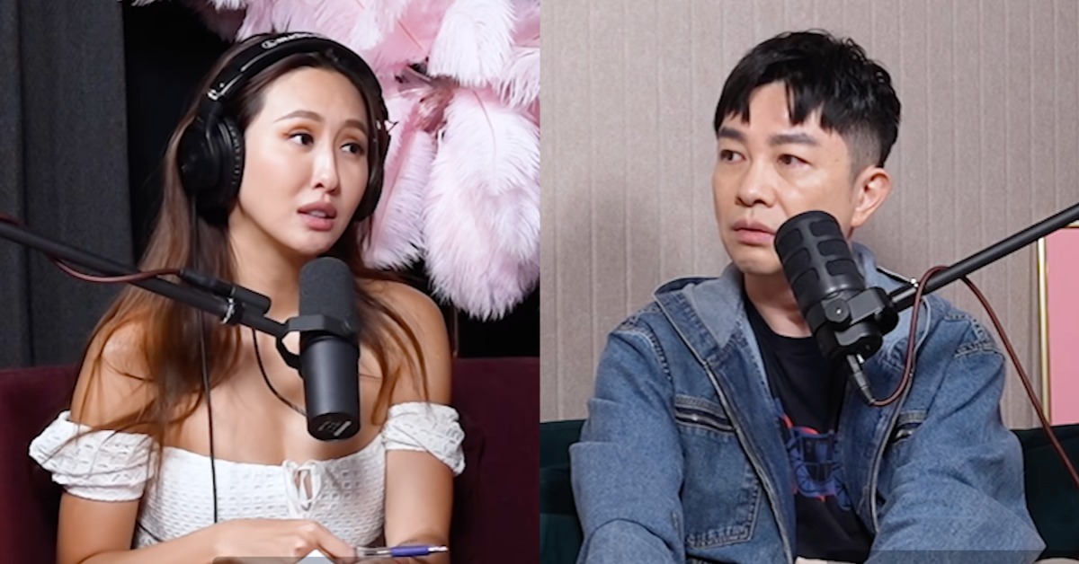 李明川（右）擔任薔薔YouTube頻道《薔栗膠》，開撕女星真面目。（圖／翻攝自《薔栗膠》YouTube）