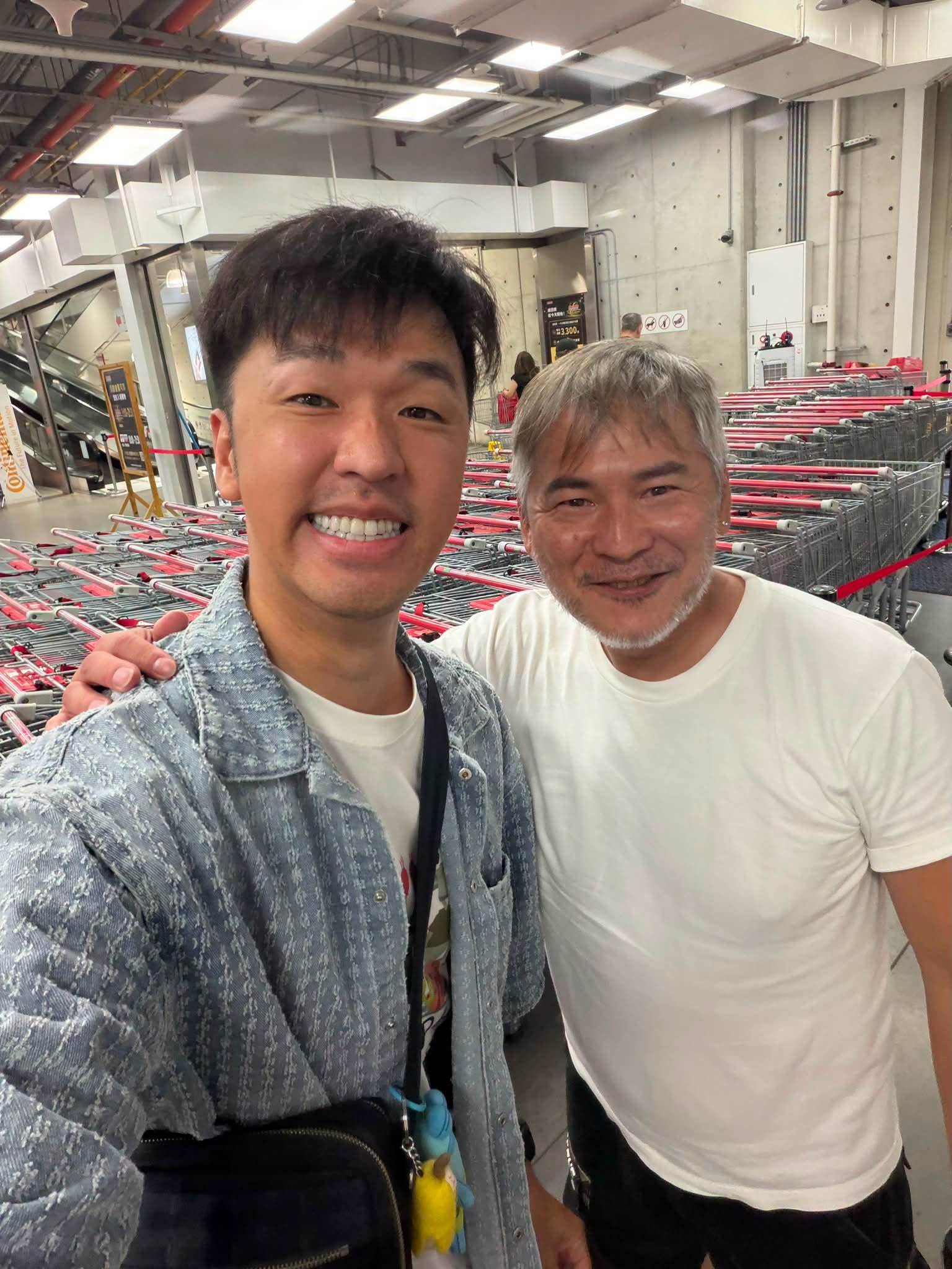 香蕉（王俊傑）偶遇馬國賢並合照。（圖／翻攝自香蕉 臉書）