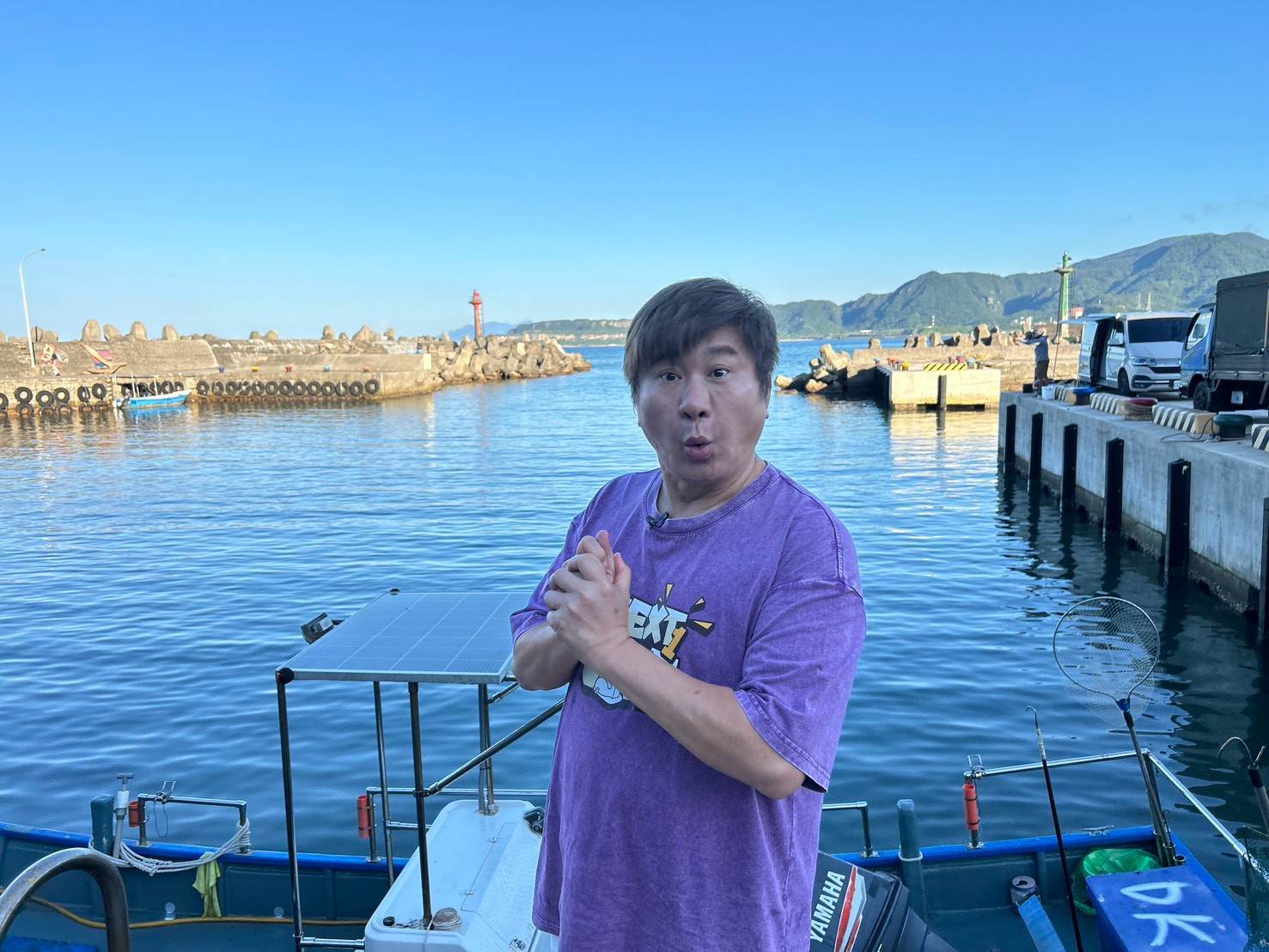 胡瓜獨自到金山旅行。（圖／下面一位提供）