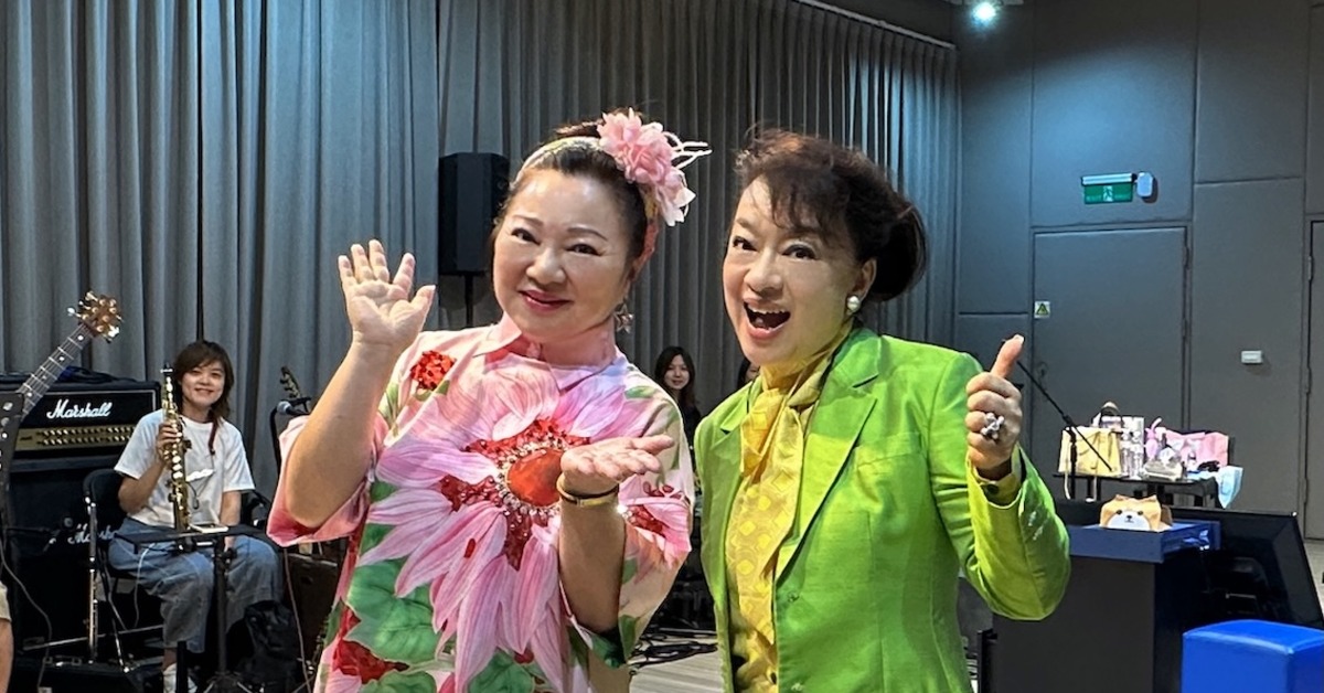 白冰冰驚喜合體翁倩玉。（圖／大大娛樂提供）