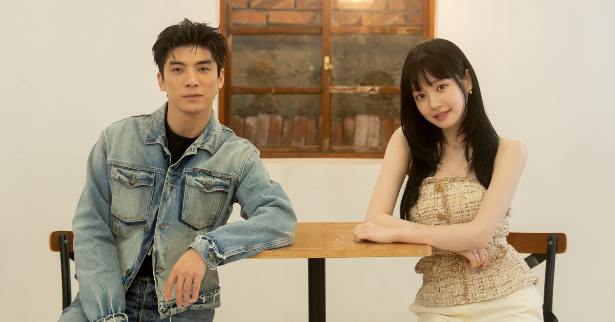 南韓女星李侑菲和台灣男星林哲熹在台劇《再見1987》有精彩對手戲。（圖／公視台語台提供）