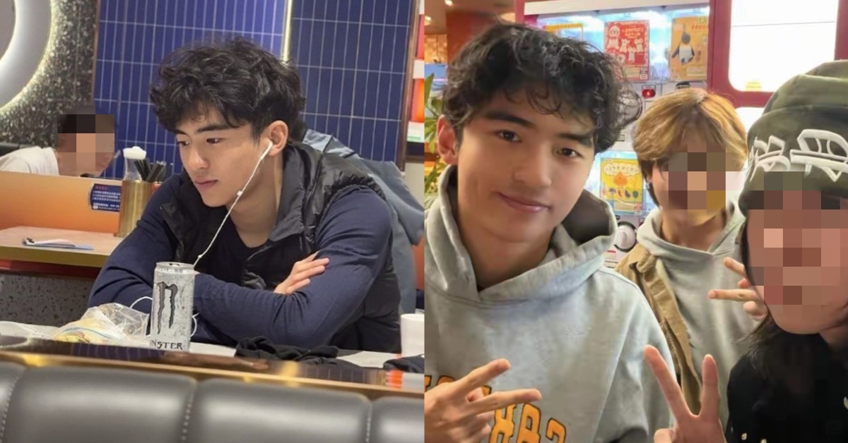 謝霆鋒與張柏芝的長子Lucas神似「年輕版金城武」。（圖／翻攝自微博）