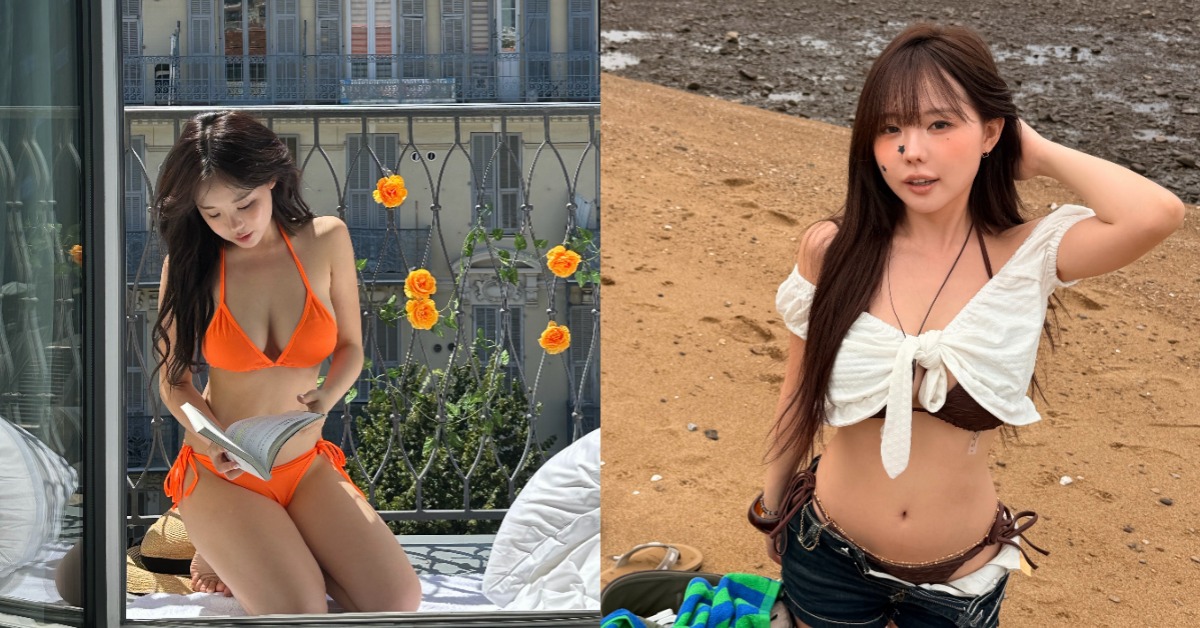 南韓網紅洪瑛琦自爆穿著太火辣，曾被先生撕破衣服。（圖／翻攝自洪瑛琦Instagram）